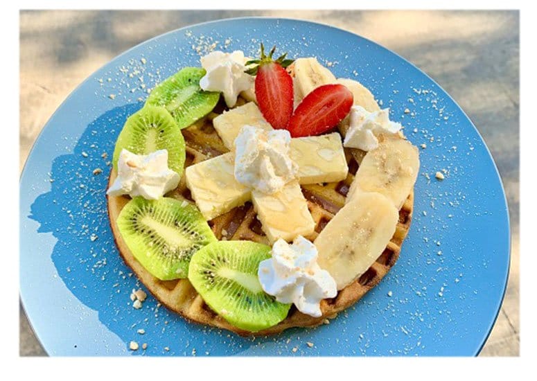 Belgian-Honey-Butter-Waffles