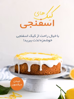 کتاب کیک اسفنجی
