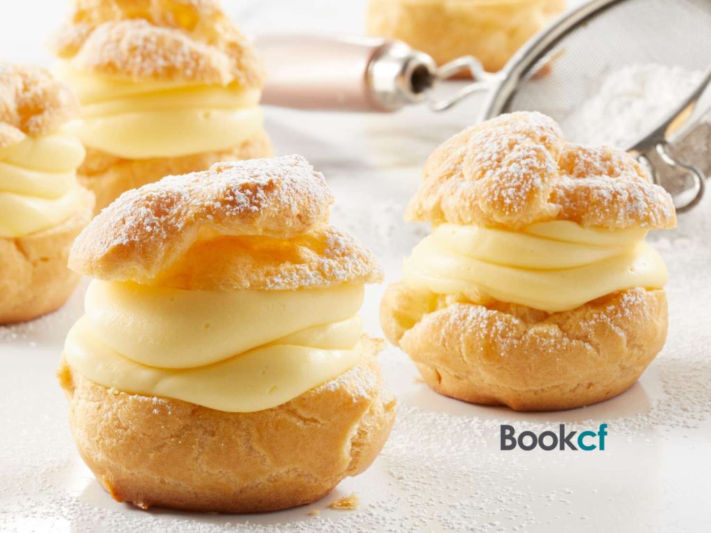 طرز تهيه نان خامه اى