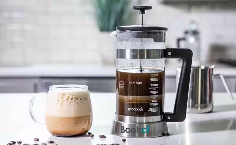 طرز تهیه قهوه لاته با فرنچ پرس
