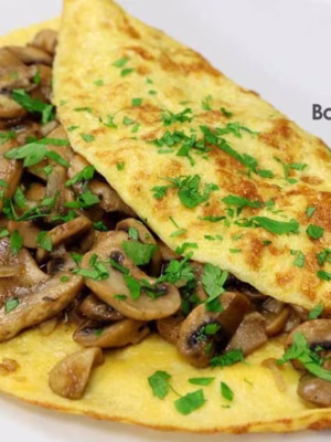 املت با قارچ